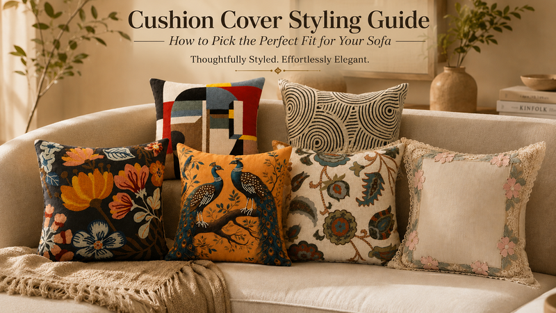 Cushion Cover Styling Guide: How to Pick the Perfect Fit for Your Sofa