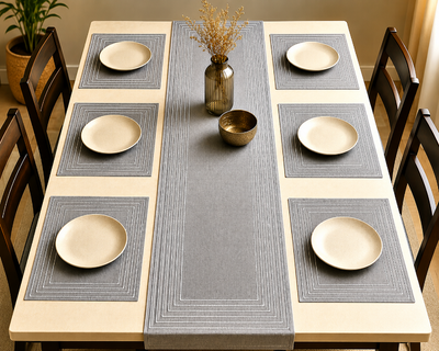 Dining Table Combos – Table Runner & Placemat Sets