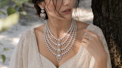 bridal necklace set for wedding
