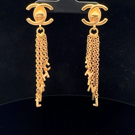 RAMAYA Earrings - Chic Gold Chain Earrings