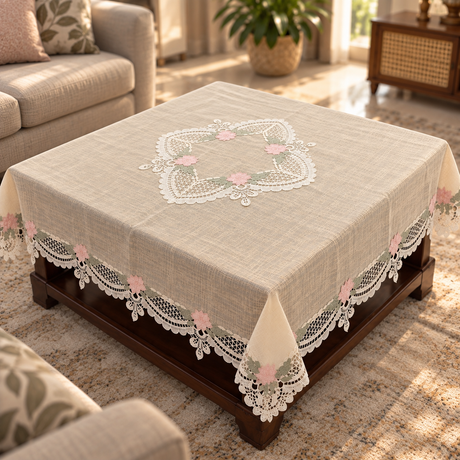 6 seater square table cover