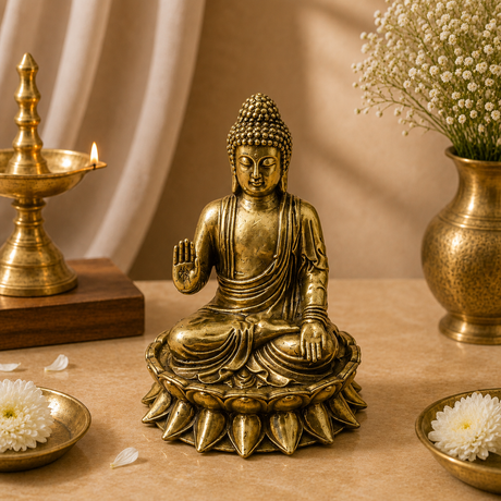 Seated Buddha idol