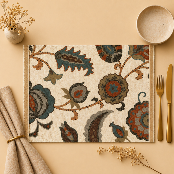 902  jaipuriya PVC Table Mat 12x18 Inch