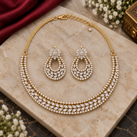 Marquise Leaf Vine Teardrop Earrings