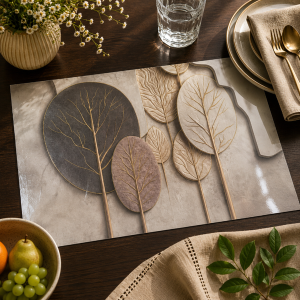 Modern Art Tree Silhouette PVC Placema