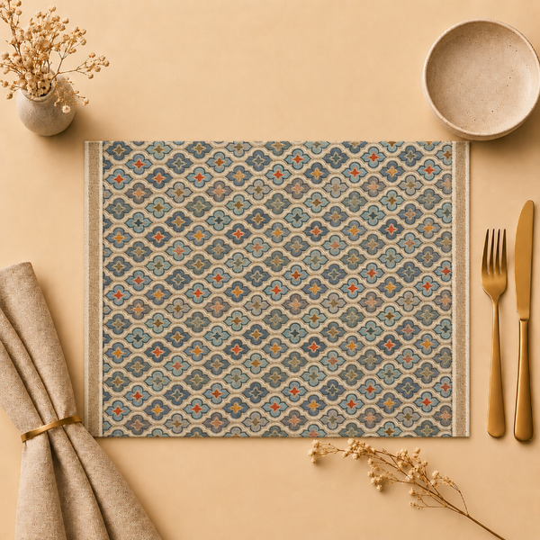 PVC 902 printed new  Table Mat 12x18 Inch