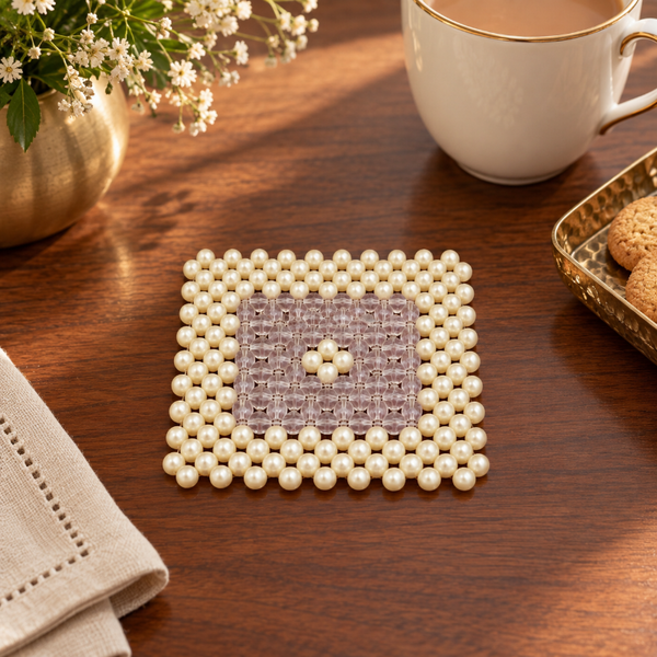 Perle Beaded Pearl-Look Placemat 