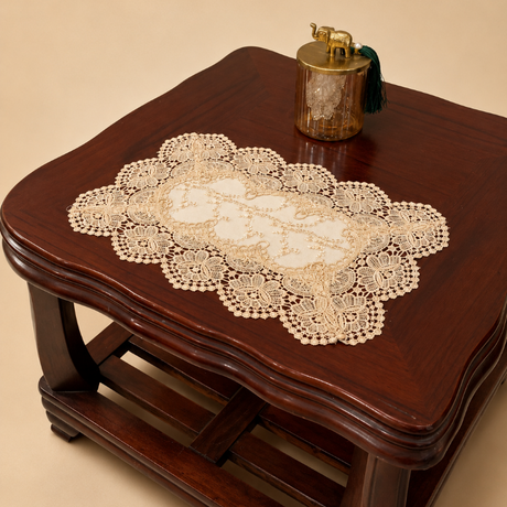 cream table mat
