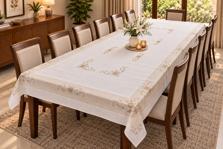 12 seater dining table cover. size 60 inches * 120 inches