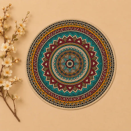 silicon round mandala mat
