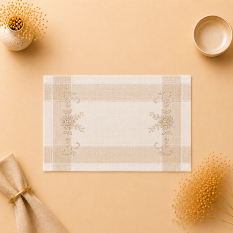 linen placemats for dining table
