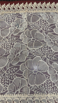 Genevieve Golden Organza Square Table Cover 24x24 